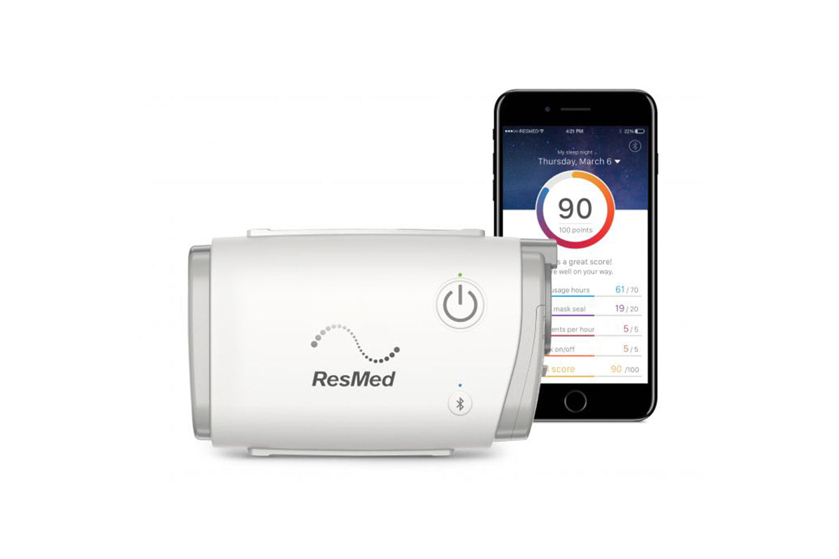 ResMed AirMini Automatic CPAP Bedside Starter Kit (Mask Included)