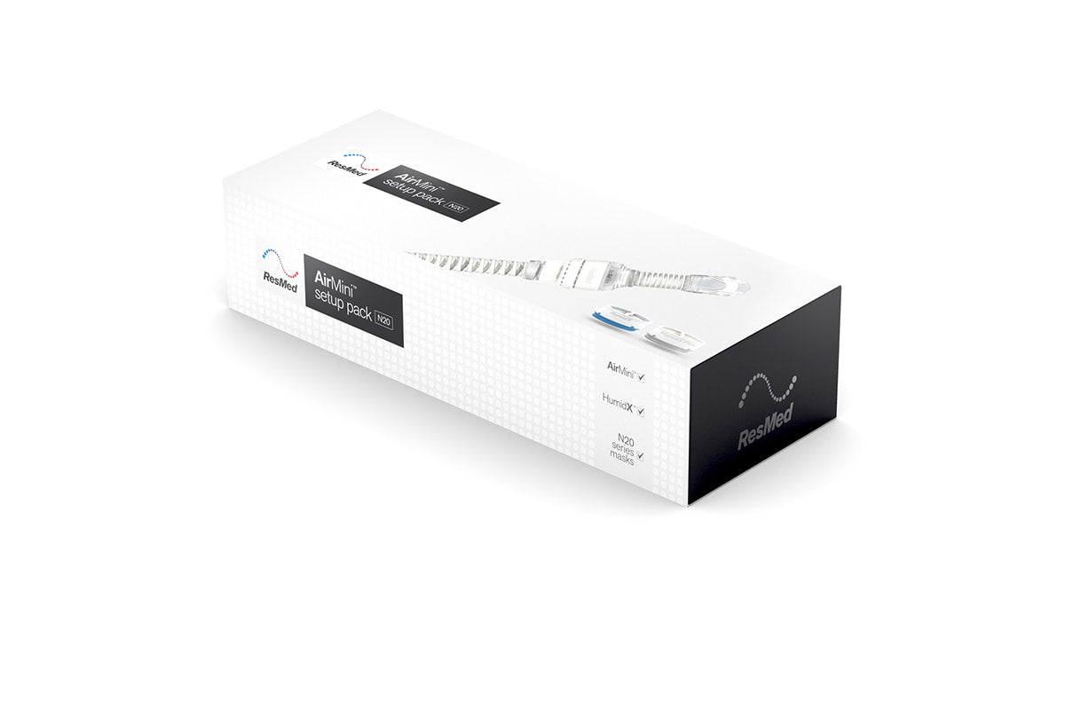 ResMed AirMini Automatic CPAP Bedside Starter Kit (Mask Included)