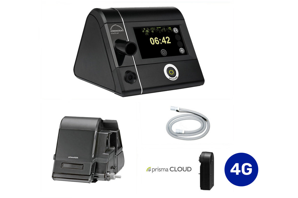 Löwenstein Prisma20C Fixed CPAP Bundle (Incl. PrismaAQUA Humidifier, Heated Hose, 4G Modem)