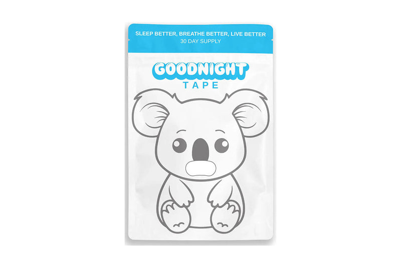 Goodnight Collagen + Vitamin E Mouth Tape 30 day Pack - White